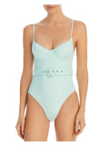 Jonathan Simkhai Womens Buckle Nylon One-Piece Swimsuit