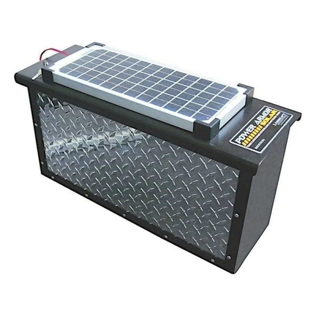 Torklift A7712RS Power Armor  Aluminum Lockable Battery Box with Solar Panel