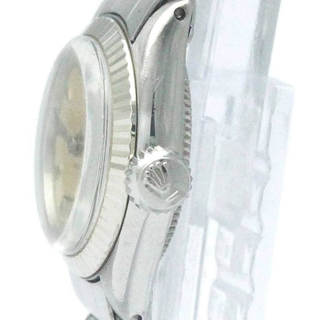 Pre-Owned Vintage  Precision Stainless Steel Hand-Winding Mens Watch 6525 BF565424 (Fair)