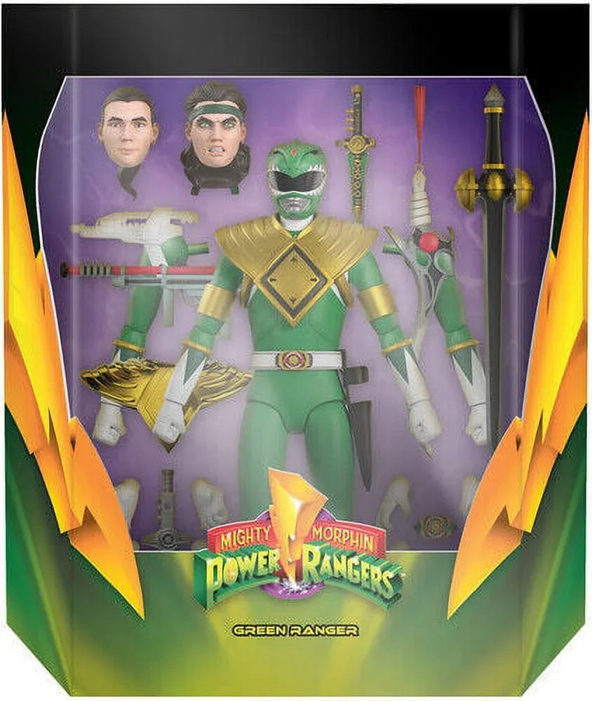 Super7 - Mighty Morphin Power Rangers ! Wave 1 - Green Ranger [New Toy]