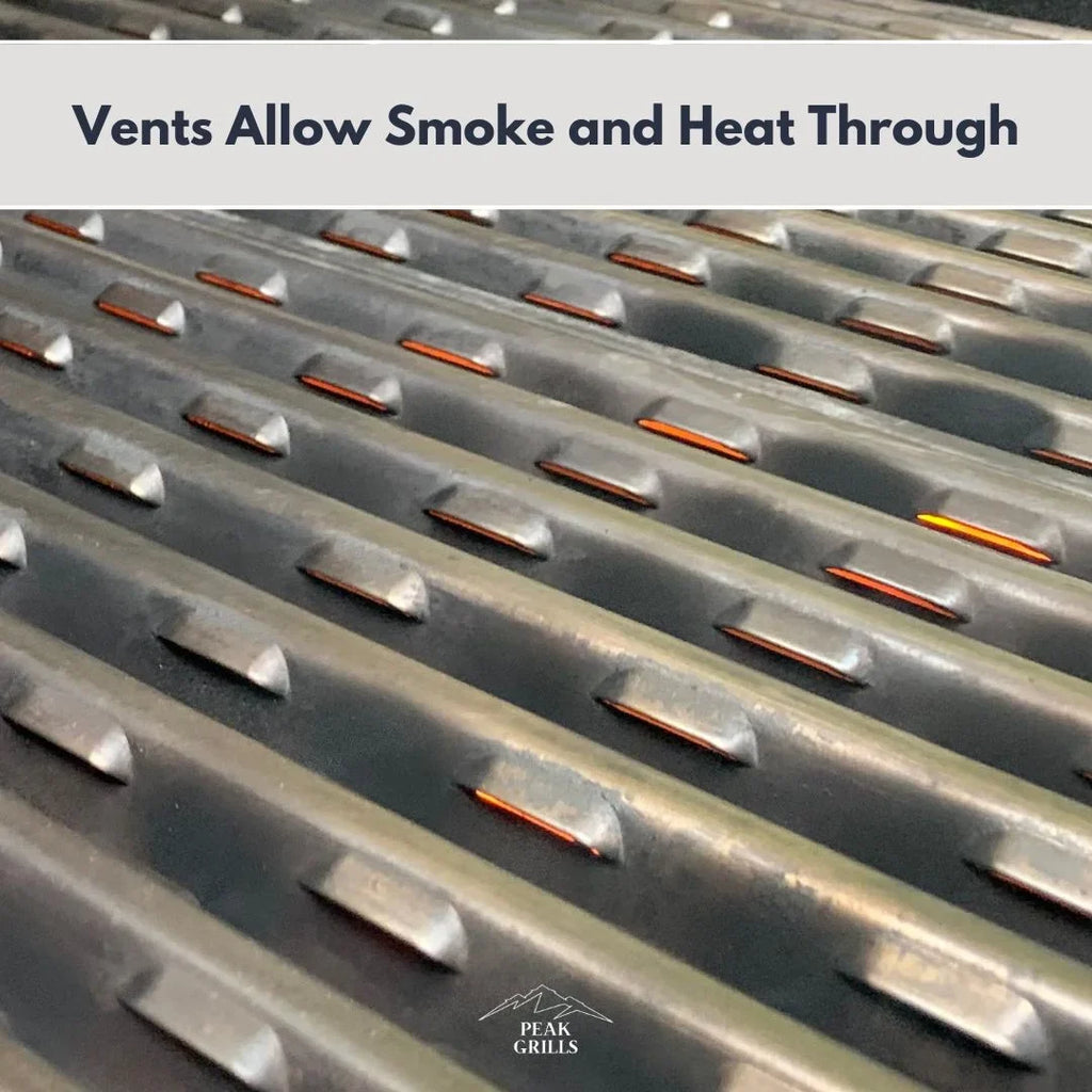 Peak Grills™ | Grill Grate Replacement System for Weber Genesis , Half Grate Surface.