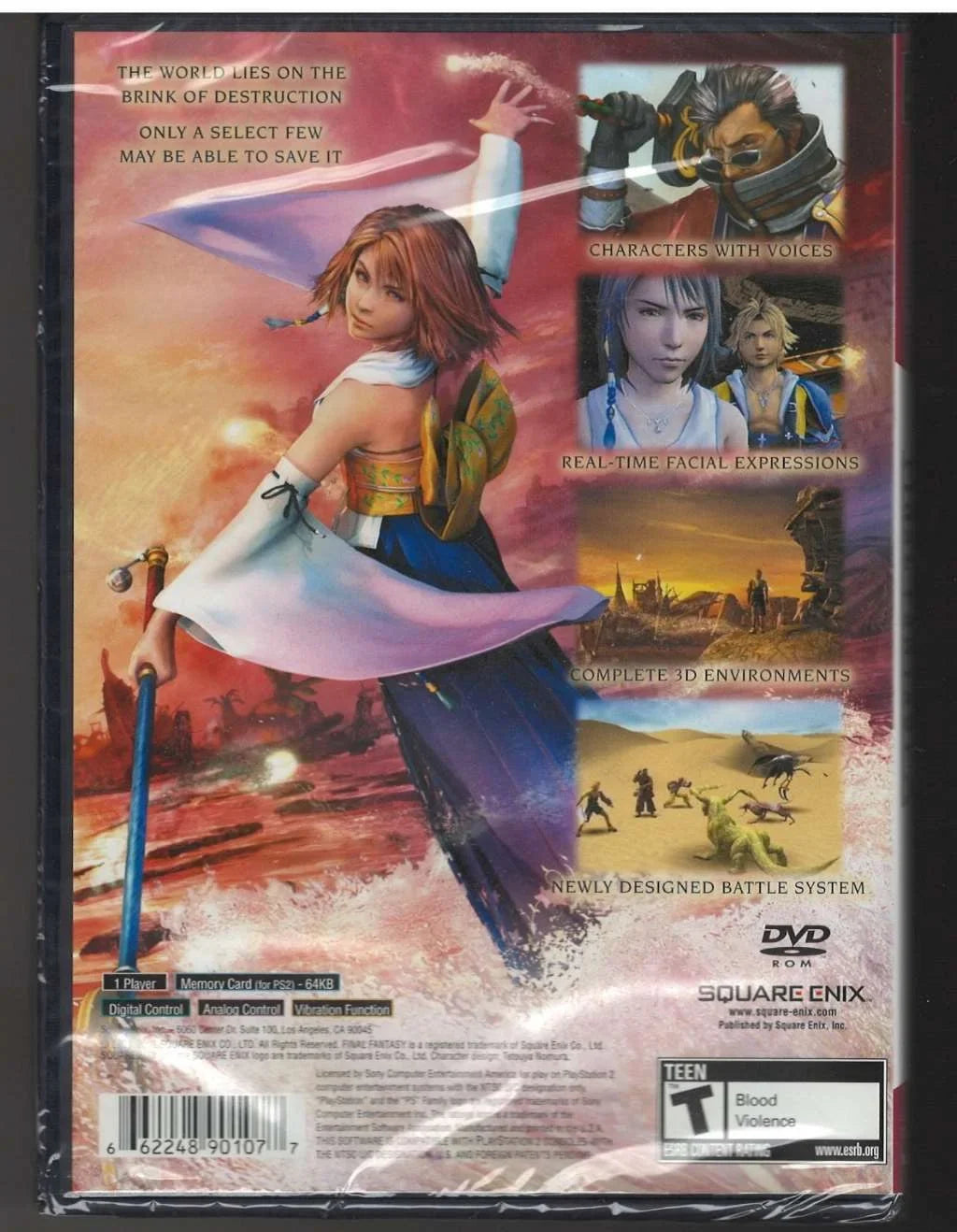 Final Fantasy X (Greatest Hits) PS2 (Brand New Factory Sealed  Version) Playst