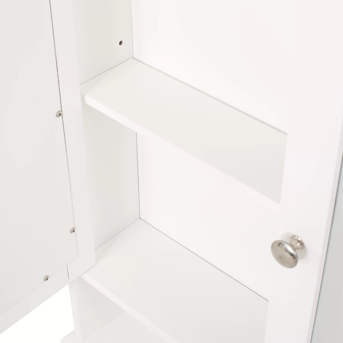 Noble House Blaze Modern 2 Door Medicine Cabinet with Mirrors, Matte White