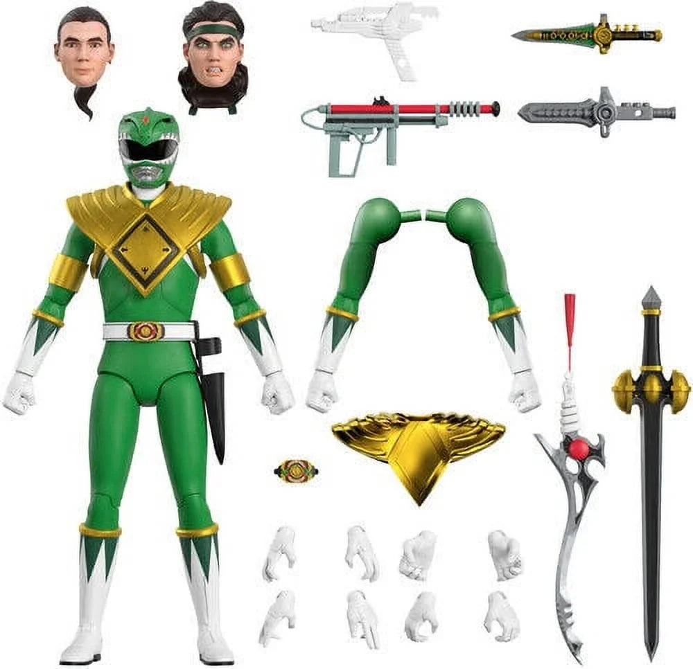 Super7 - Mighty Morphin Power Rangers ! Wave 1 - Green Ranger [New Toy]