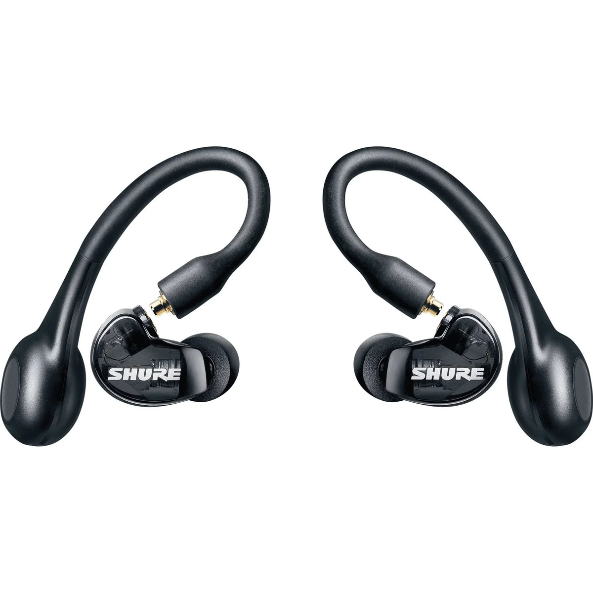 Shure  215 TW2 True Wireless Sound Isolating Earbuds with Bluetooth 5 Technology, Premium Audio with Deep Bass, Secure Fit Over-the-Ear, 32-Hour Battery Life, Fingertip Controls - (Gen 2) - Black