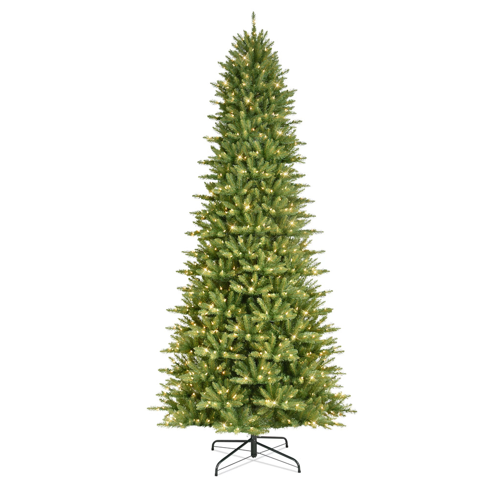 9 ft. Pre-lit Slim Fraser Fir Artificial Christmas Tree 800  listed Clear Lights