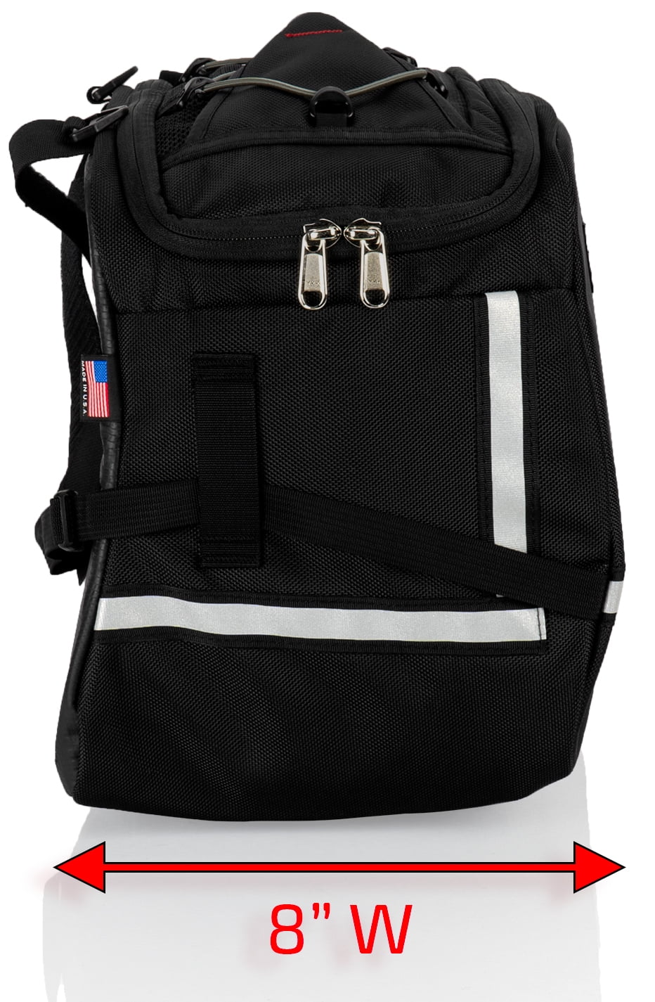Chase Harper  3550 Aeropac  Saddle Bags - Water-Resistant, Industrial Grade Ballistic Nylon w/Thermoplastic Insert, Anti-Scratch Vinyl on Inward Facing Wall, 14" L x 9" W x 10.5" H (Per Side)