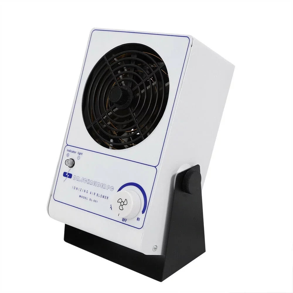 110V Ionizing Air Blower Ion Fan Discharge Static Eliminator Anti-Static Ionizer