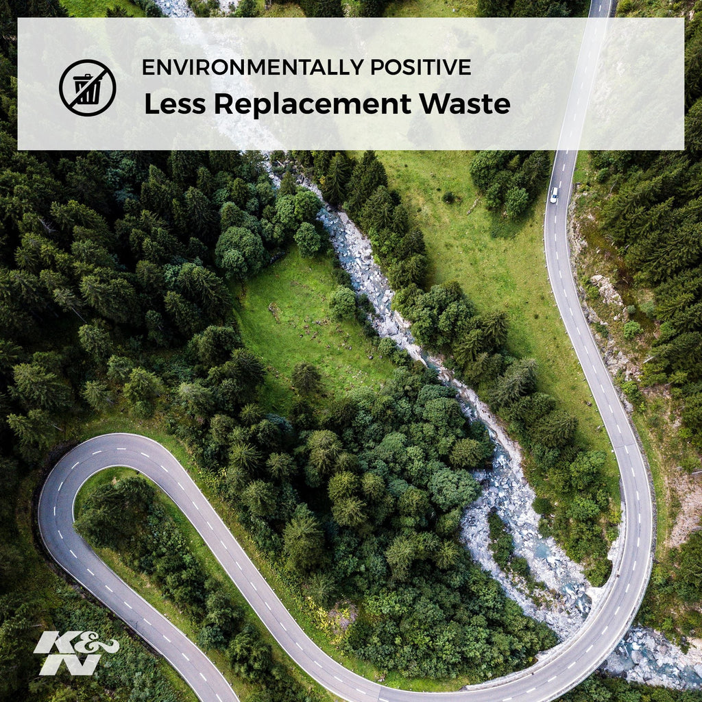 K&N Engine Air Filter: High Performance, Premium, Washable, Replacement Filter: 2013-2019 Chevy/Cadillac V6 (Impala, ), 33-2483