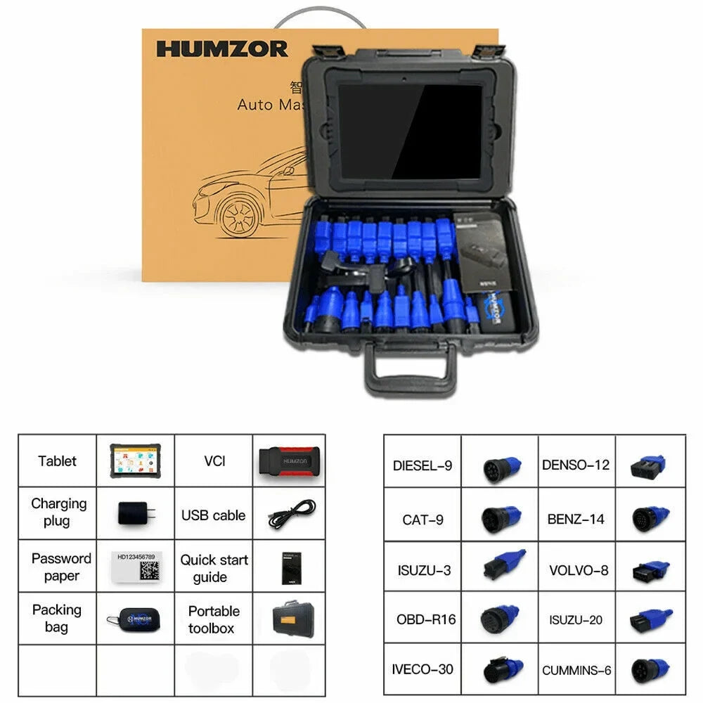 Enhanced K3 Car Heavy Truck OBD2 Scanner Bluetooth Full System Diagnostic Tool