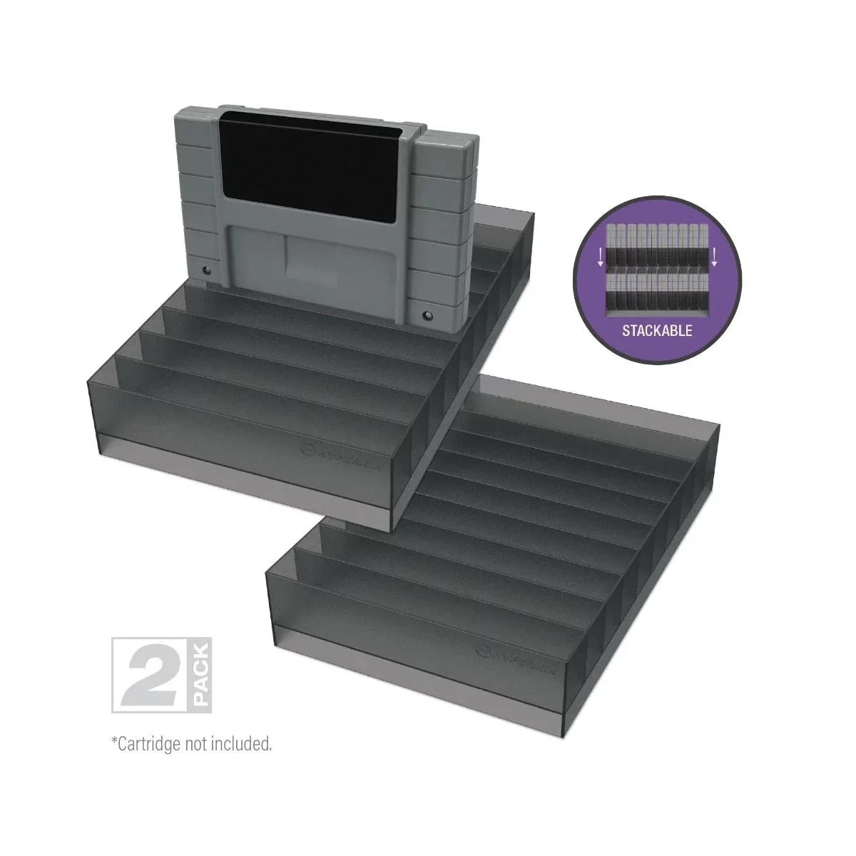 Hyperkin 10-Cartridge Storage Stand for Nintendo  (2 Pack)