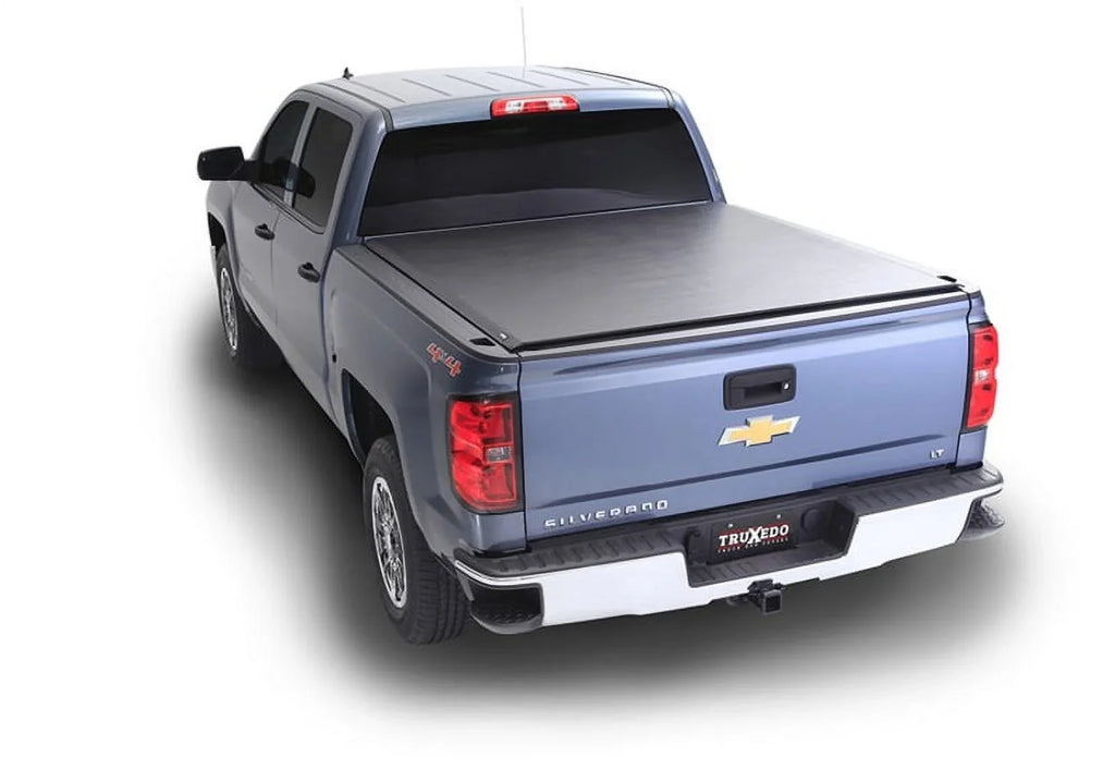 TruXedo Deuce Hybrid Truck Bed Tonneau Cover | 771501 | Fits 2007 - 2014 Chevy/ Silverado/Sierra 3500HD, Dually, w/Bed Caps 8' 2" Bed (97.6")