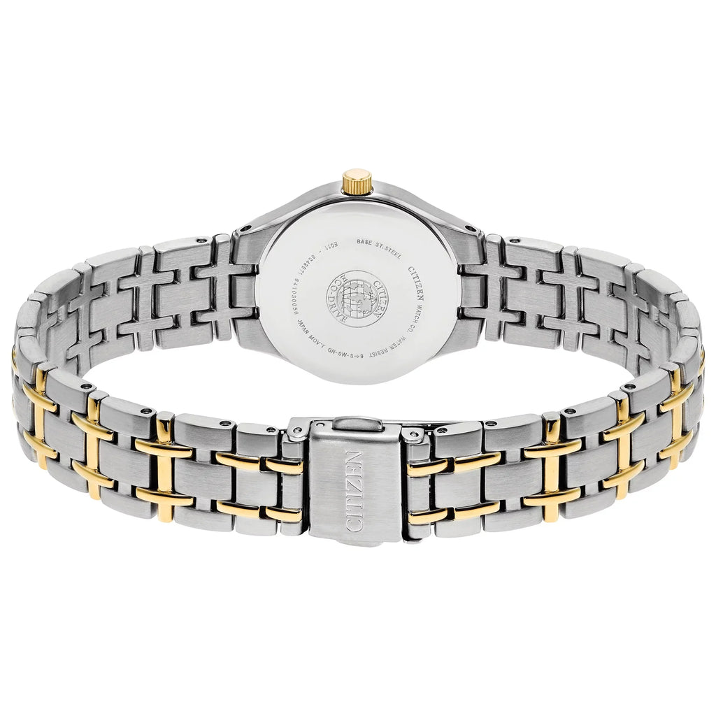 Women's EW1264-50A Gold Stainless-Steel Eco-Drive Sport Watch