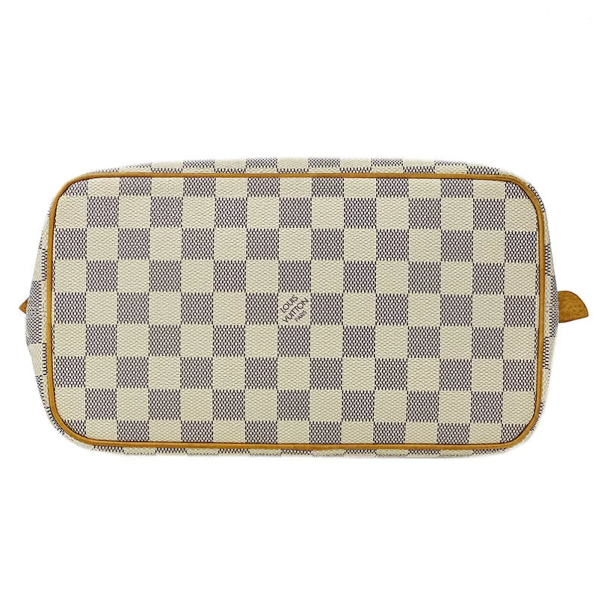 Authenticated Used Louis Vuitton   Bag Damier Azul Ladies Tote Handbag Saleya  N51186 White Gray