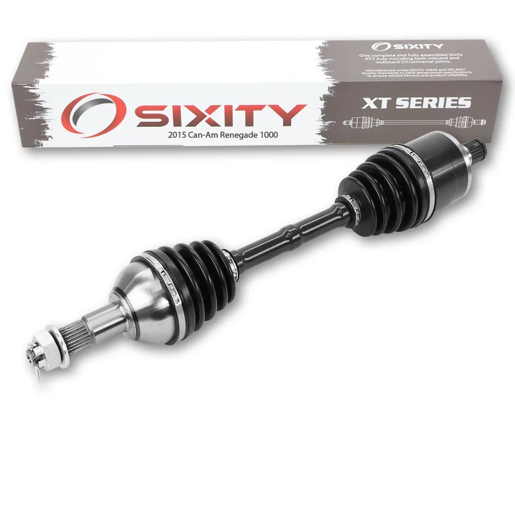 Sixity  Rear Left Axle compatible with Can-Am Renegade 1000 2015 -  4X4