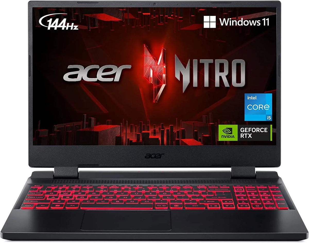 Acer Nitro 5 AN515-58-57Y8 Gaming Laptop | Intel Core i5-12500H |  GeForce  3050 Ti Laptop  | 15.6"  144Hz  Display | 16GB DDR4 | 512GB Gen 4  | Killer Wi-Fi 6 | Backlit Keyboard