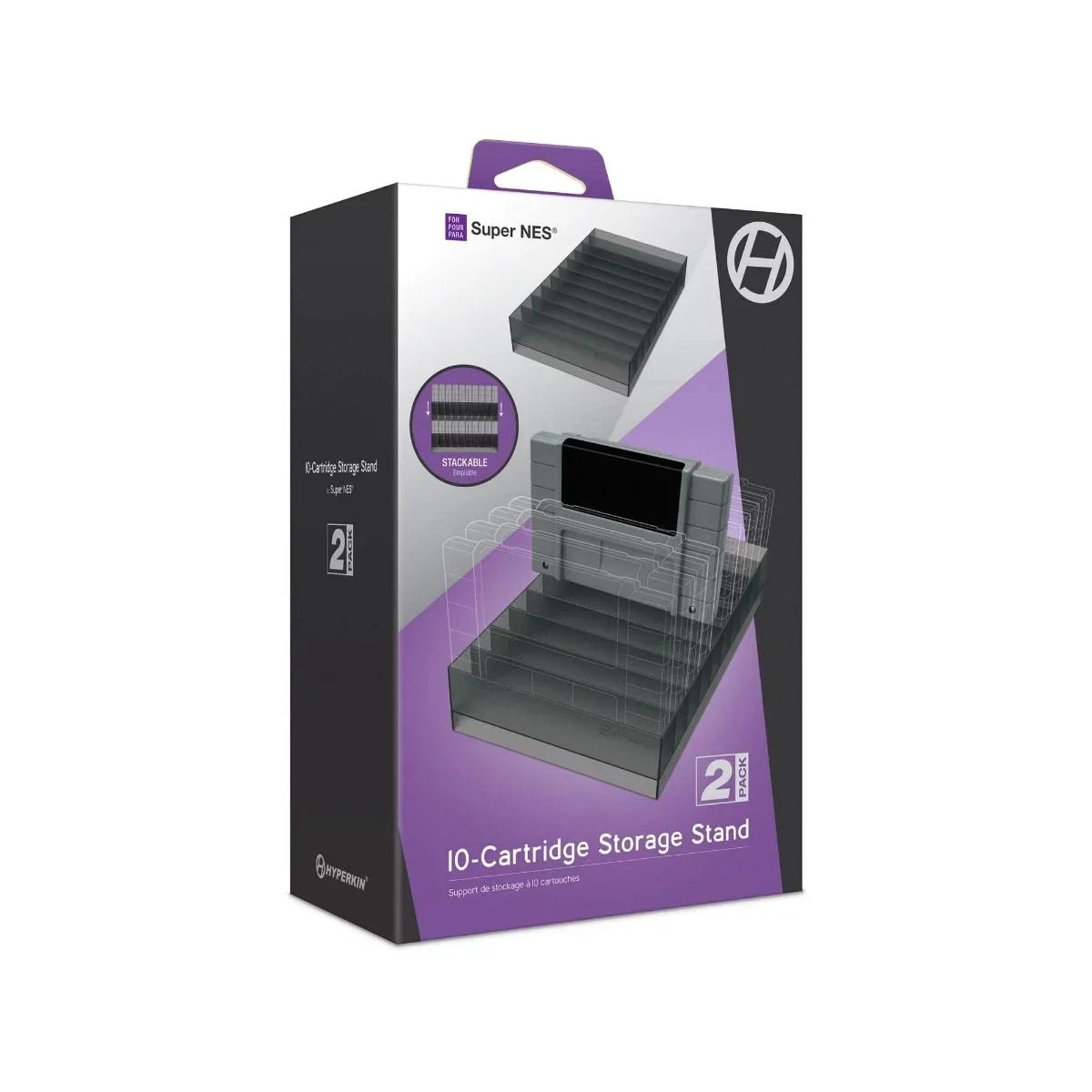 Hyperkin 10-Cartridge Storage Stand for Nintendo  (2 Pack)
