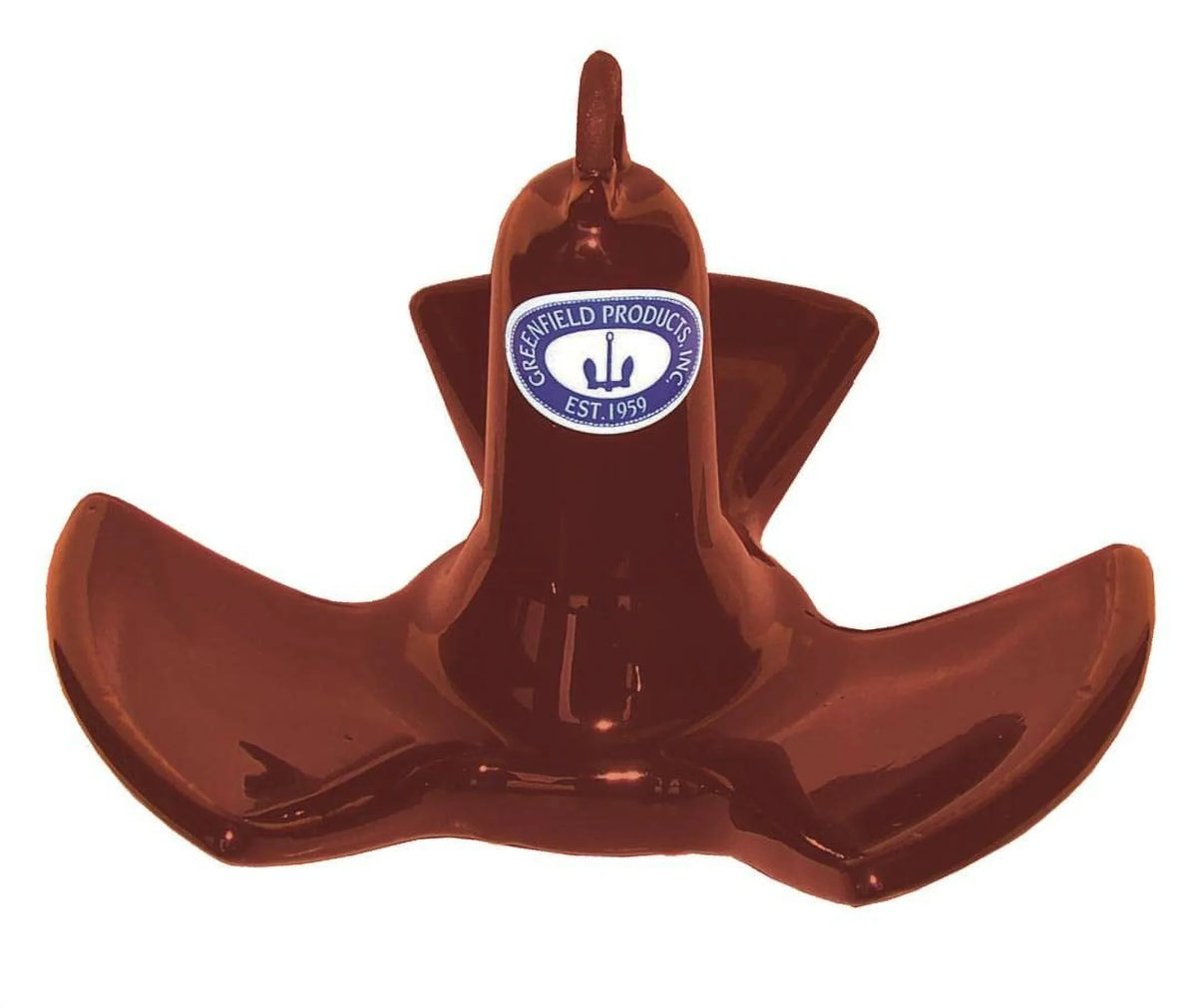 Greenfield Products 520- 20 lbs Vinyl Coated River Anchor - Red