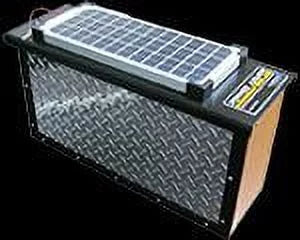 Torklift A7712RS Power Armor  Aluminum Lockable Battery Box with Solar Panel