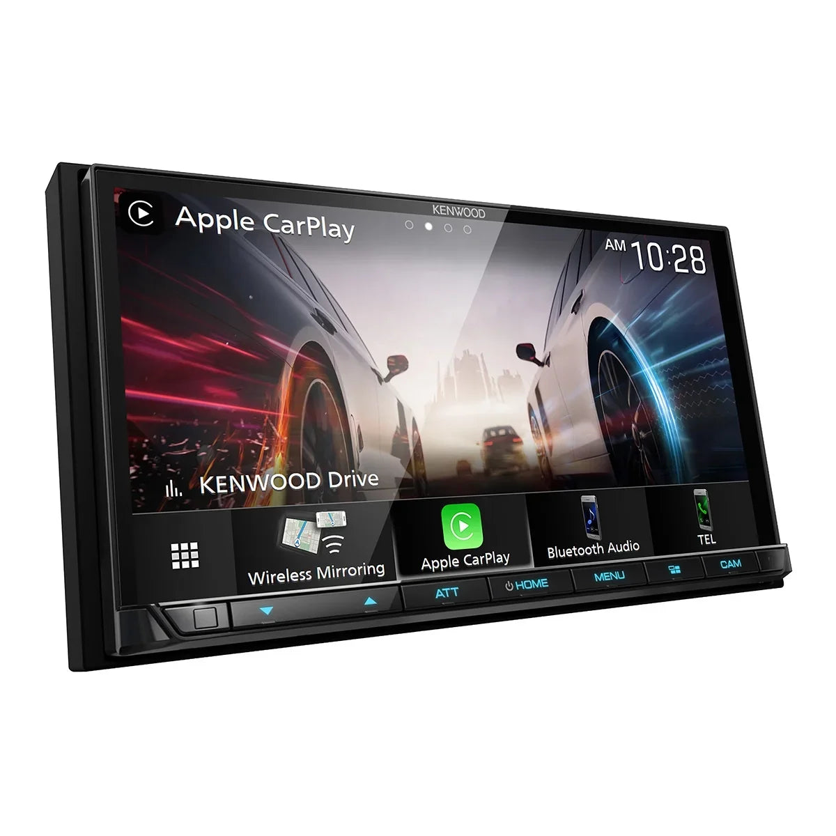 Kenwood DMX908S eXcelon 6.95" Digital Multimedia Bluetooth Touchscreen Receiver with Android Auto, Apple Car Play, &  Radio