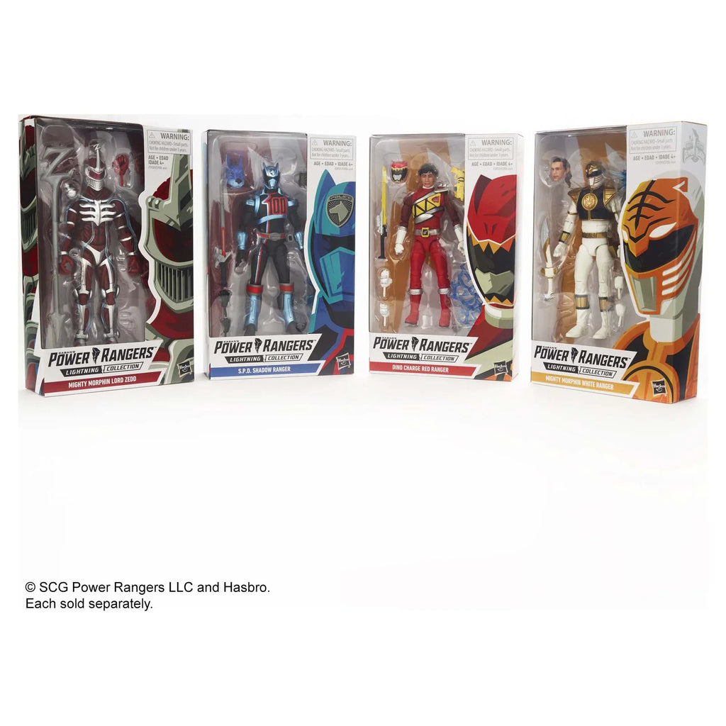 Power Rangers Lightning Collection 6-inch Mighty Morphin White Ranger Figure