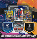 2020 2021 Topps Soccer  Champions League Match Attax 30 Pack Display Box with Shiny Cards