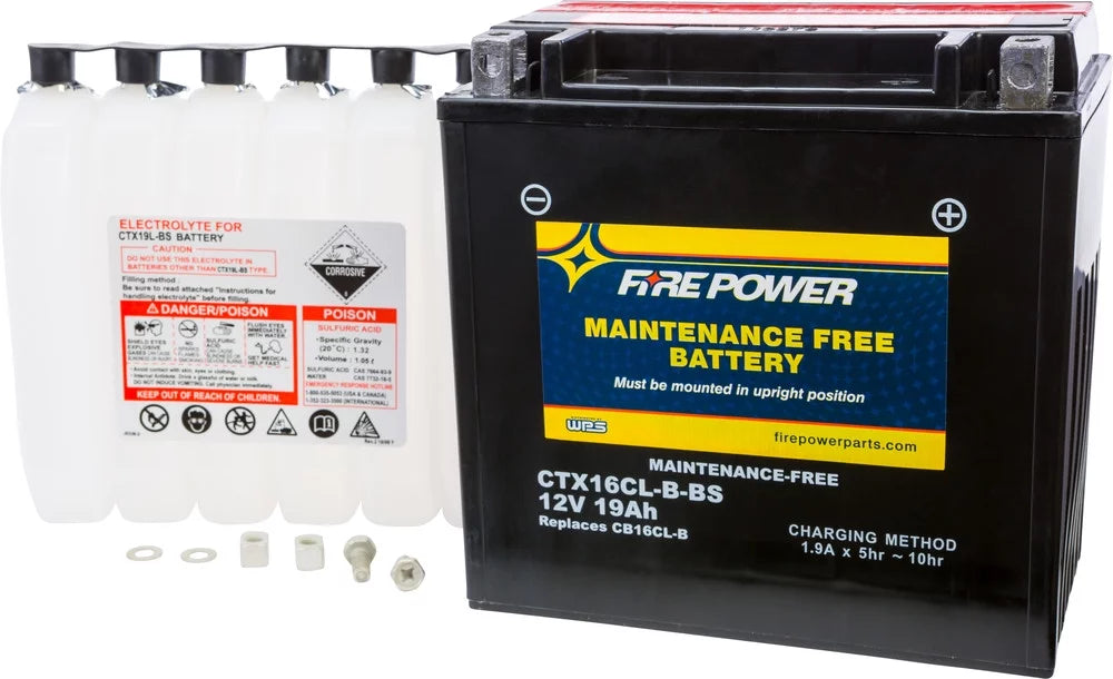 Fire Power Maintenance Free Battery Compatible With Yamaha WaveBlaster  (WB760) 1996-1997