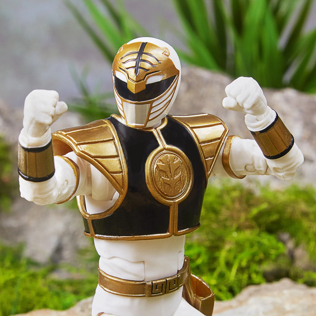 Power Rangers Lightning Collection 6-inch Mighty Morphin White Ranger Figure