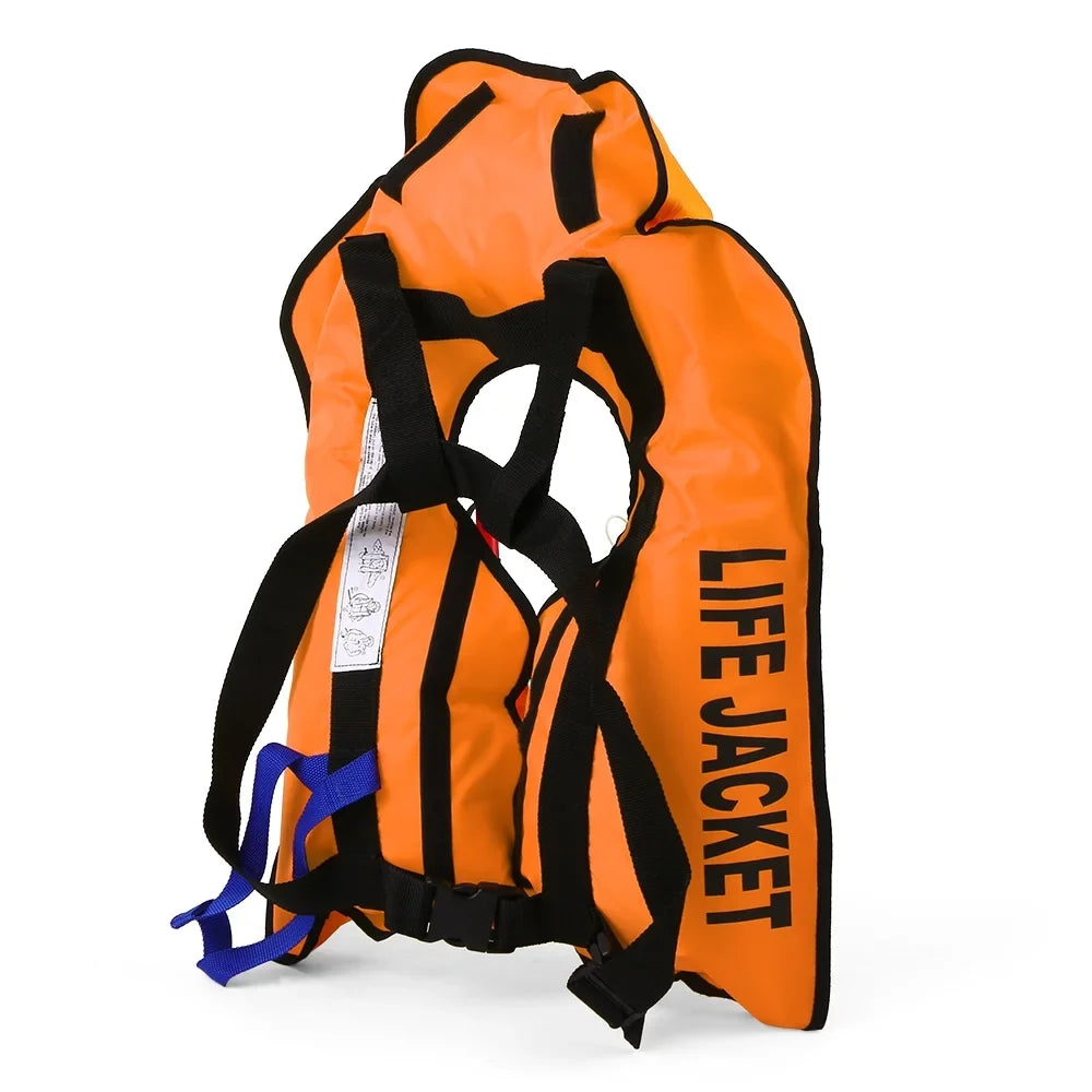 Eccomum Manual Inflatable Adult Water Sports Swimming Fishing Survival Jacket