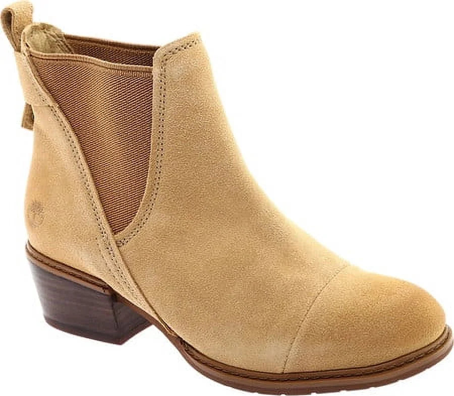 Timberland Sutherlin Bay Double TB0A1SCT Women Beige Gore Chelsea Boot HS3151 (7.5)