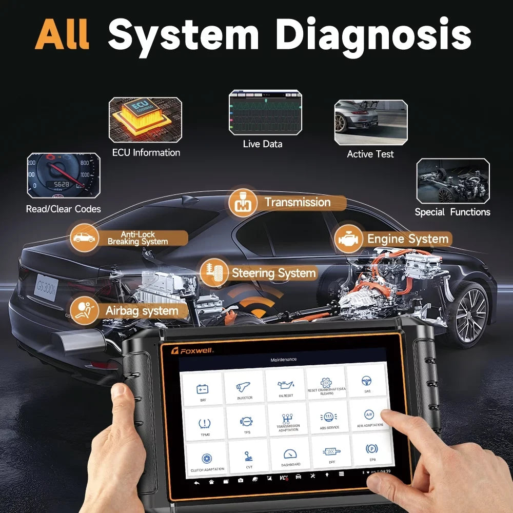 Scanner NT909  Bidirectional Control OBD2 Scanner Code Reader  Coding Key  Programmer Diagnostic Scan Tool