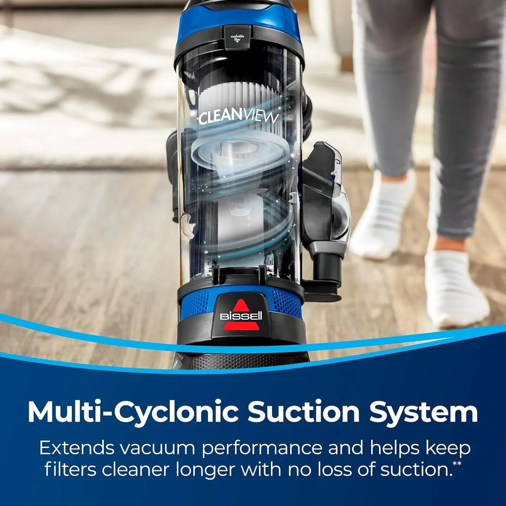 CleanView Upright Bagless Vacuum Cleaner with Active Wand, 3536 (Black/Cobalt Blue)