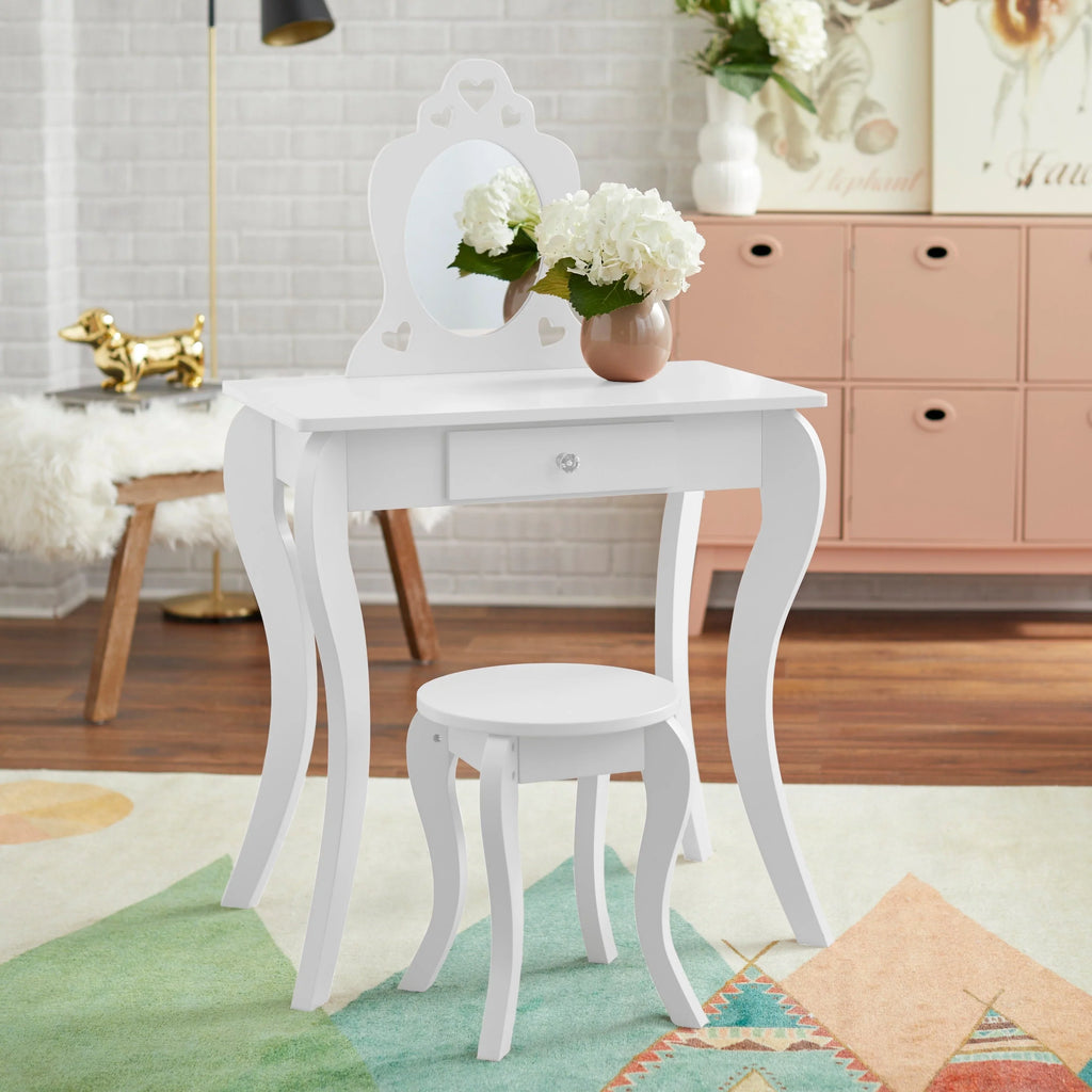 Simple Living  Alyssa Kids Vanity Set White