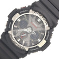Pre-Owned Casio Men's Watch G-Shock -200 Black Dial Resin Stainless Steel Quartz Digital Analog Rubber  G-  (Like New)