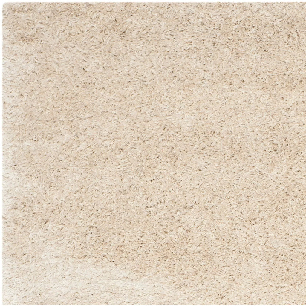 Charlotte Solid Plush Shag Area Rug, Ivory, 8' x 10'