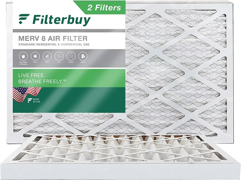 Filterbuy 16x36x2  8 Pleated   Furnace Air Filters (2-Pack)