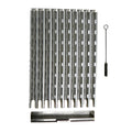 Peak Grills™ | Grill Grate Replacement System for Weber Genesis , Half Grate Surface.
