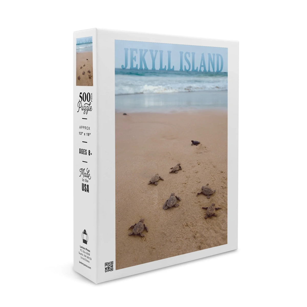 Jekyll Island, Georgia, Sea Turtles Hatching (19x27 inches, Premium 500 Piece Jigsaw Puzzle for Adults and Family, Made in )