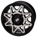 4/156 Tusk Tintic Wheel 14x7 5.0 + 2.0 Machined/Black For  Wolverine  2 1000 2021