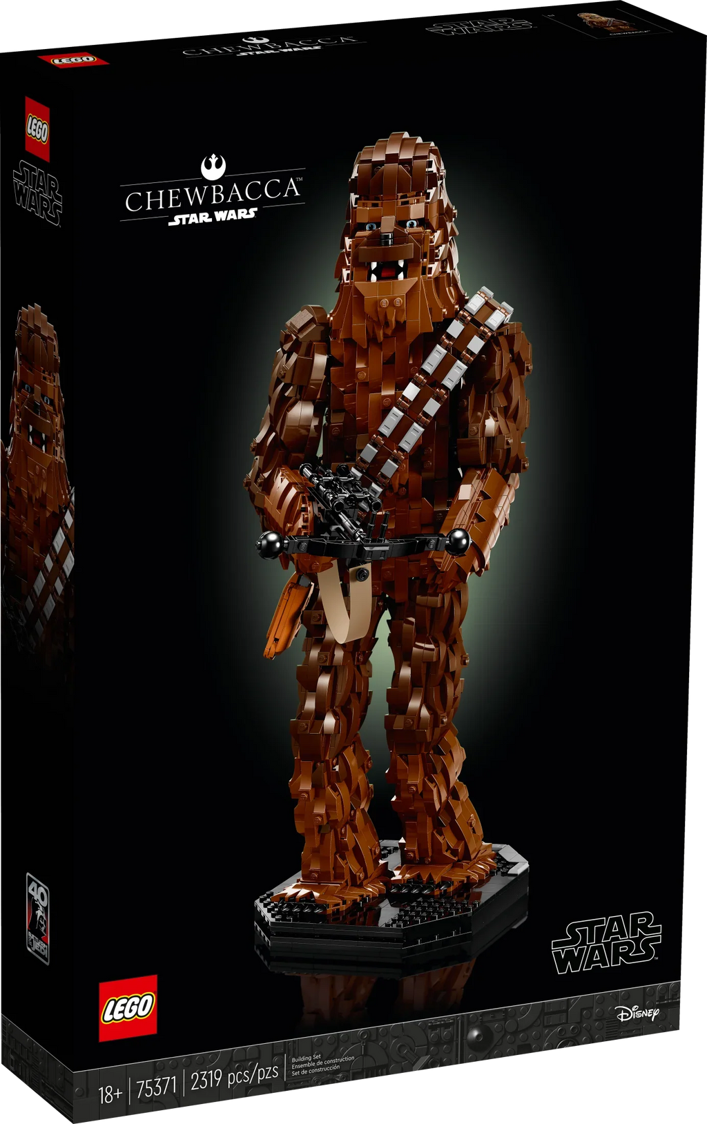 Star Wars Chewbacca, Buildable May the 4th Collectibles for Adults, Build and Display Chewbacca Collectible, Fun Star Wars Fan Gift for Teens, or any Star Wars Original Trilogy Fan, 75371