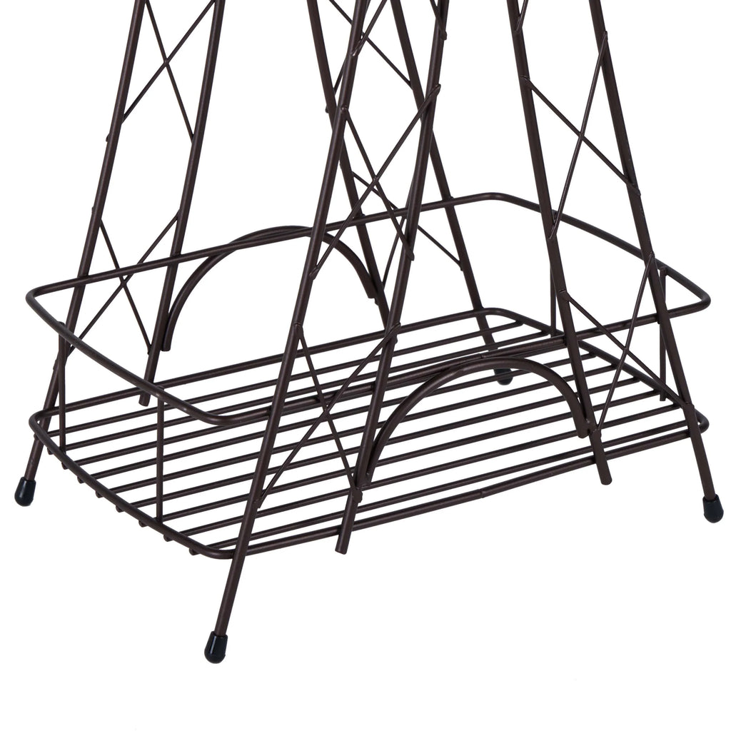 Paris Ville Des Lumieres Collection Eiffel Tower 3 Tier Spa Tower, 11"x 7"x 24.8" H
