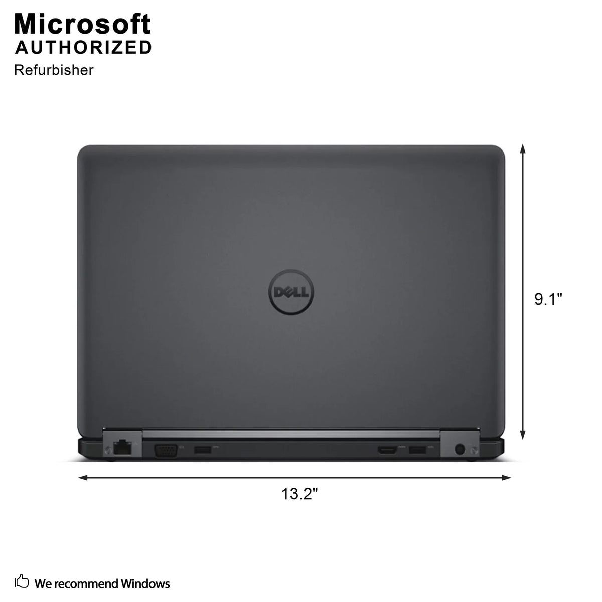 Dell Latitude E5450 14.0 Laptop, Intel Core I3-5010U 2.1Ghz, 8G DDR3L, 500G,  3.0, , , W10P64-Multi Languages Support (//), 1 year warranty Used Grade A