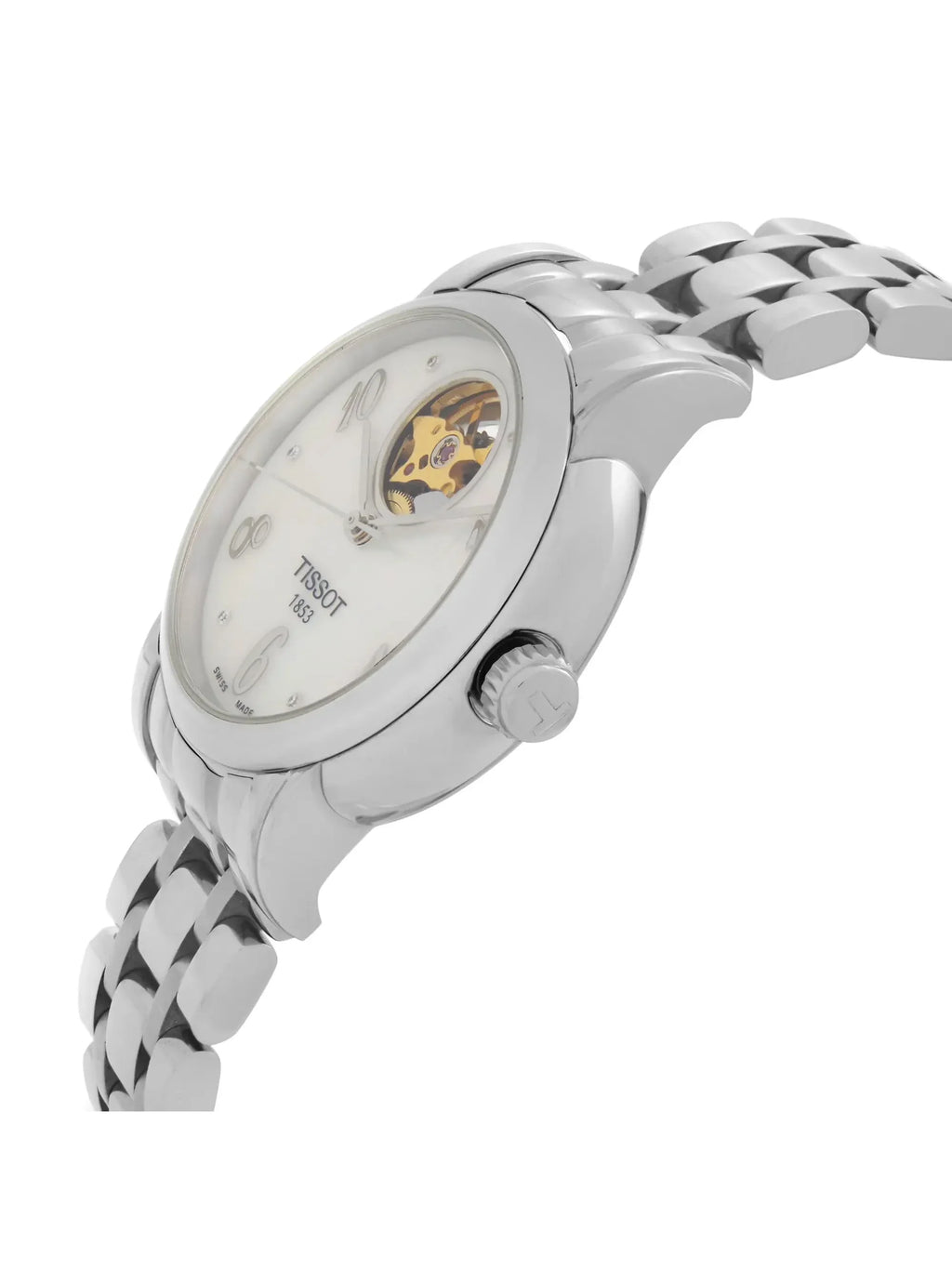 Pre-owned Tissot Lady Heart Automatic  Watch T050.207.11.116.00 (Like New)