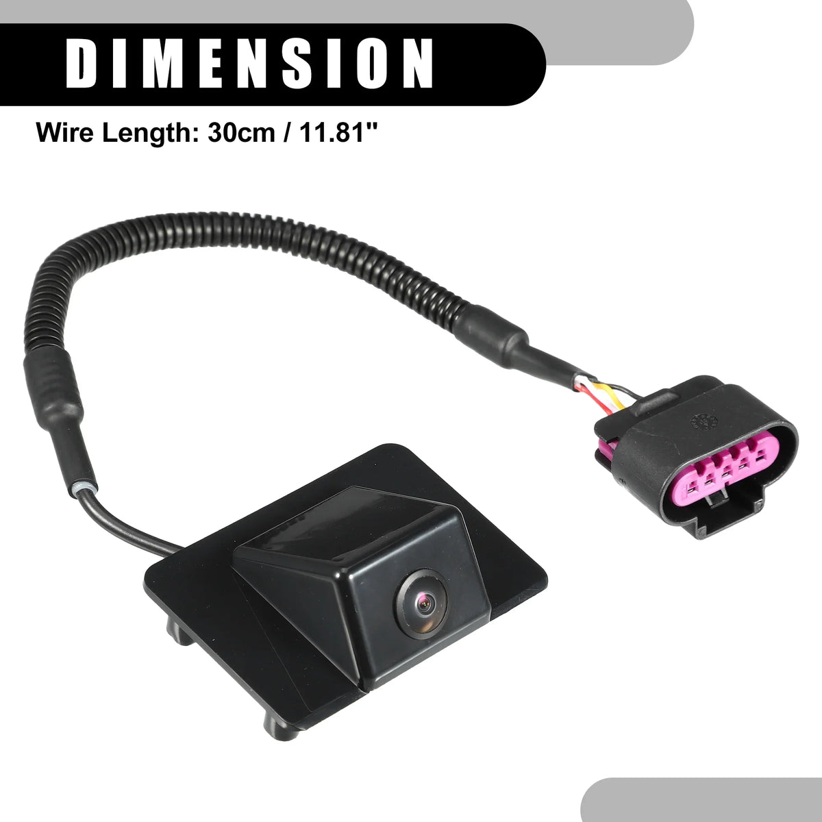 Rear View Back Up Camera No.15173619 for Chevrolet Suburban 1500 2500 3500 2008 Plastic Black