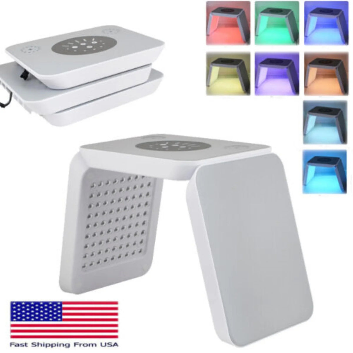 7 Colors  Facial Mask Machine for Skin Rejuvenation & Acne  - Photon Light Therapy Beauty Tool, Made in