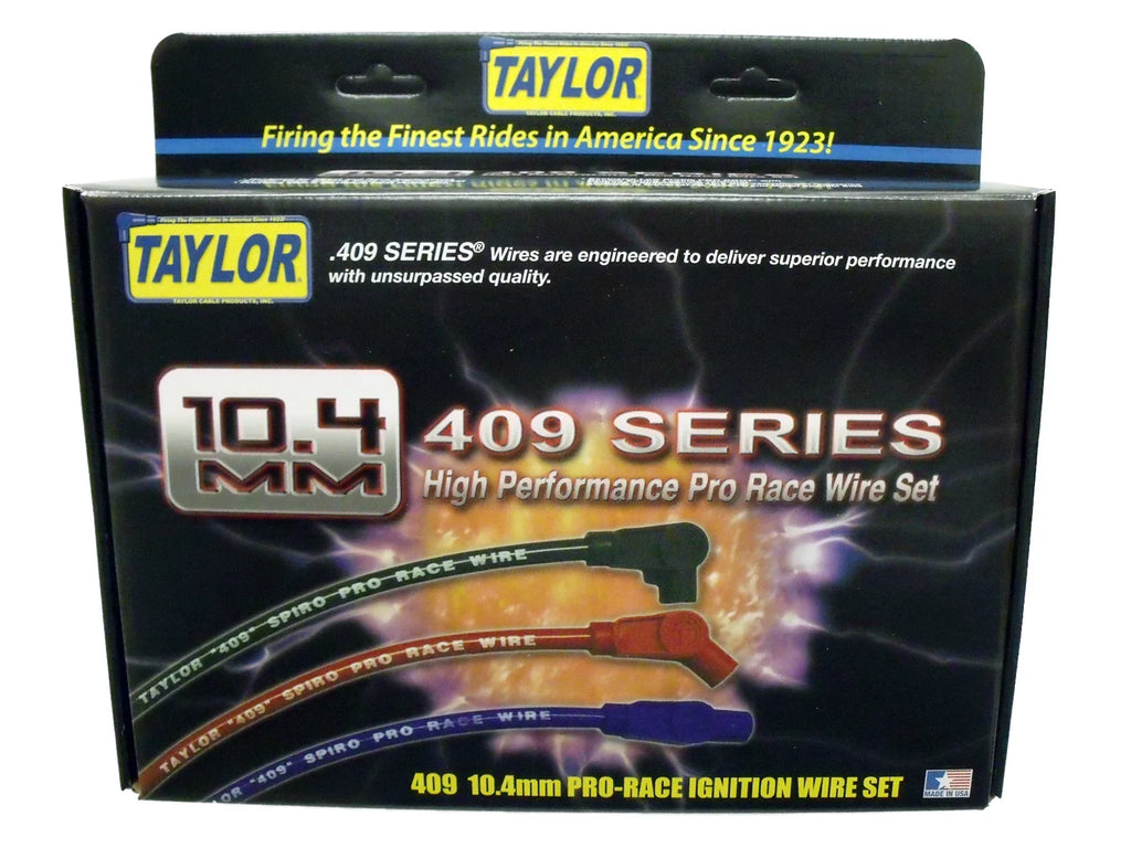 Taylor Cable 79261 409 Spiro Pro 10.4Mm Ignition Wire Set Fits Camaro Fits/For Fits select: 2015-2018   K1500 , 2014   K1500