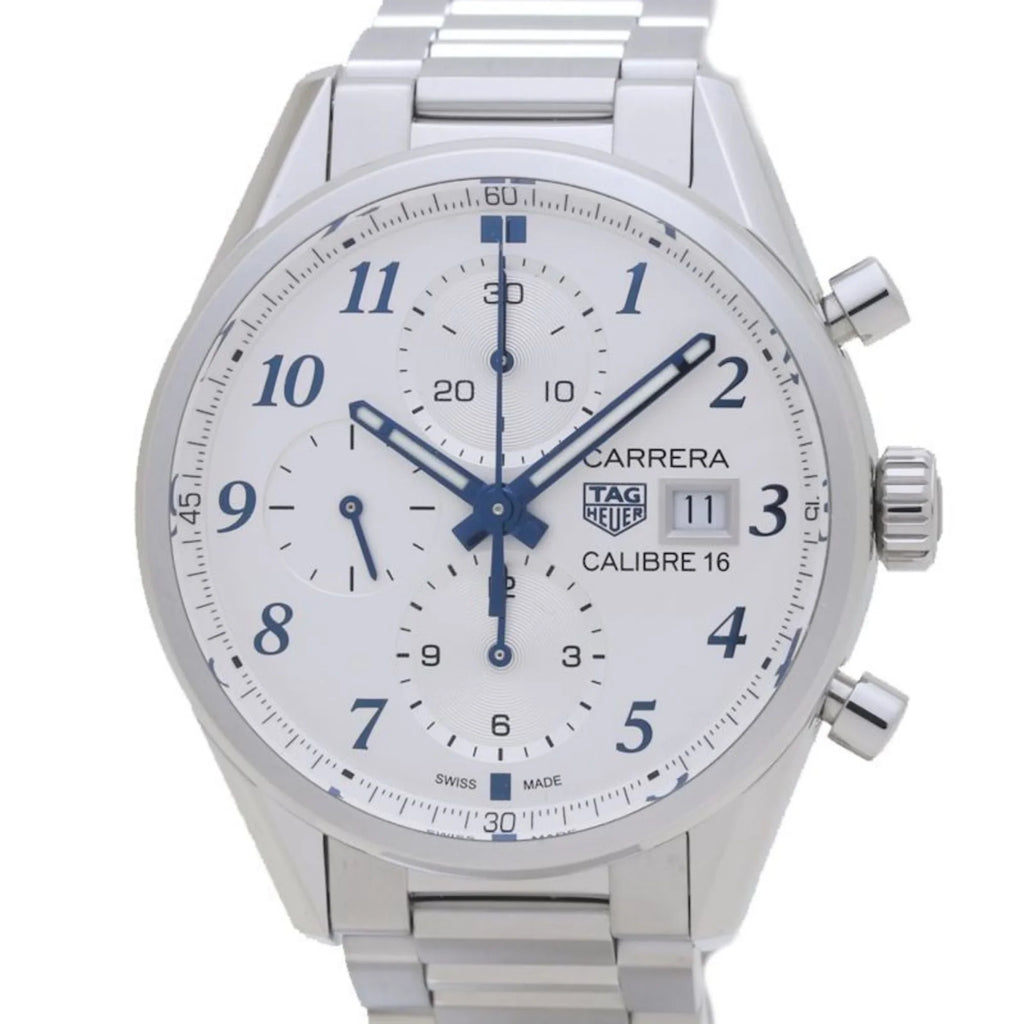 Pre-Owned   Carrera Chronograph Blue Edition CBK2114.BA0715 Stainless Steel Men's 39307 (Good)