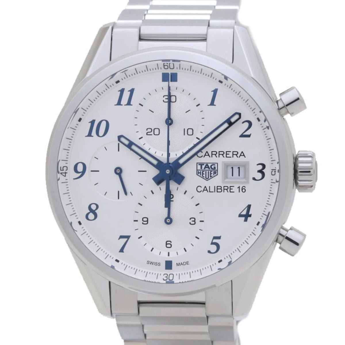 Pre-Owned   Carrera Chronograph Blue Edition CBK2114.BA0715 Stainless Steel Men's 39307 (Good)
