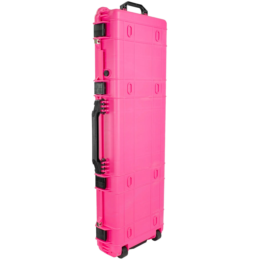 Eylar 44 inch Roller Rifle Hard Case with Foam Waterproof & Crushproof Pink