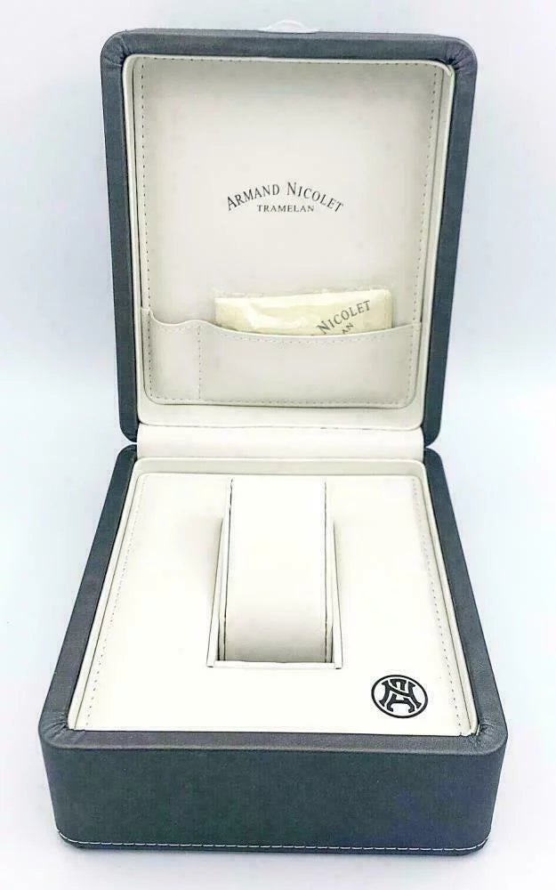 Armand Nicolet T616B--9610B Stainless Steel Ivory Rubber Automatic Men's Watch